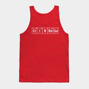 Cribbage (Cr-I-B-Ba-Ge) Periodic Elements Spelling Tank Top